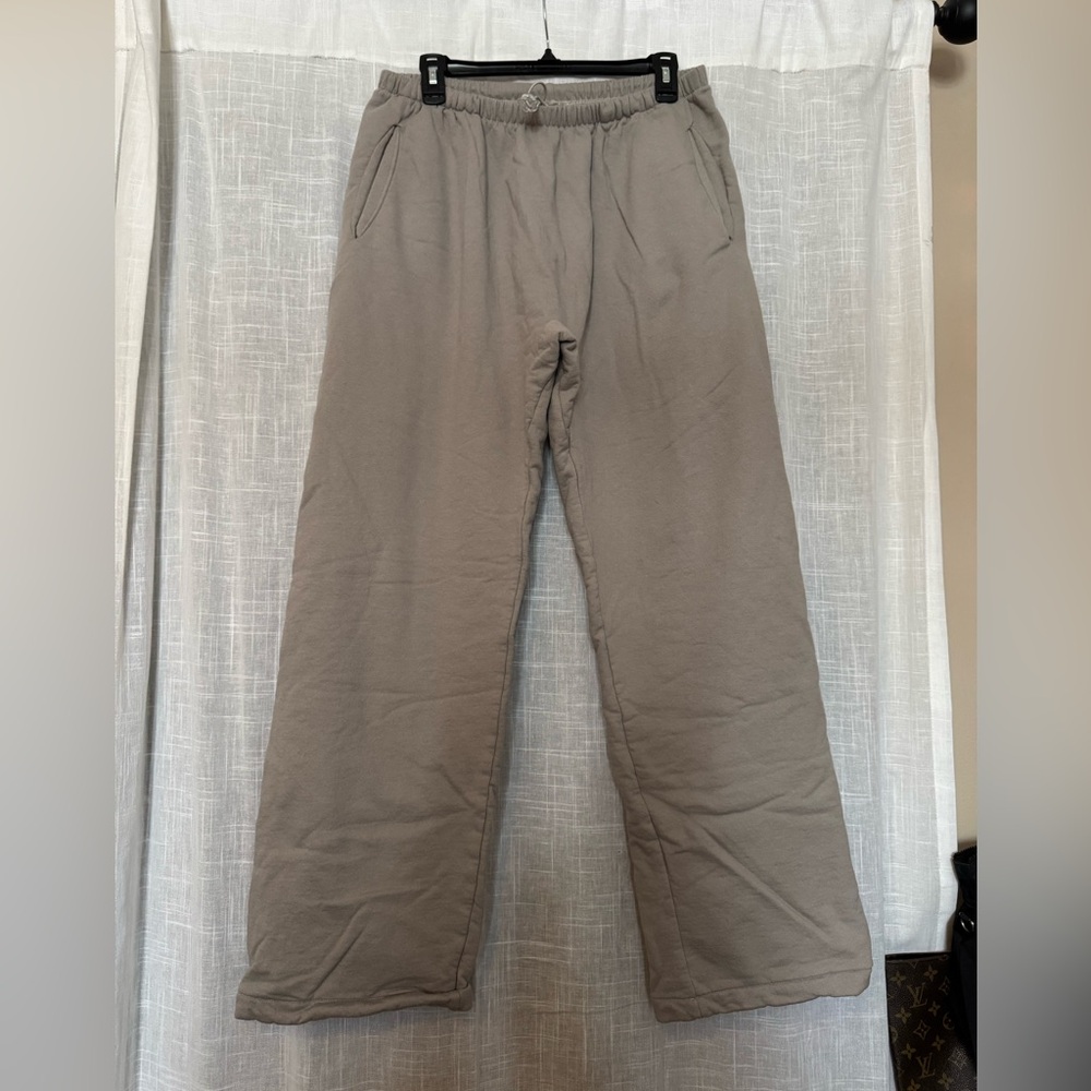 Yeezy Supply Grey Straight Leg Sweatpants Size 1